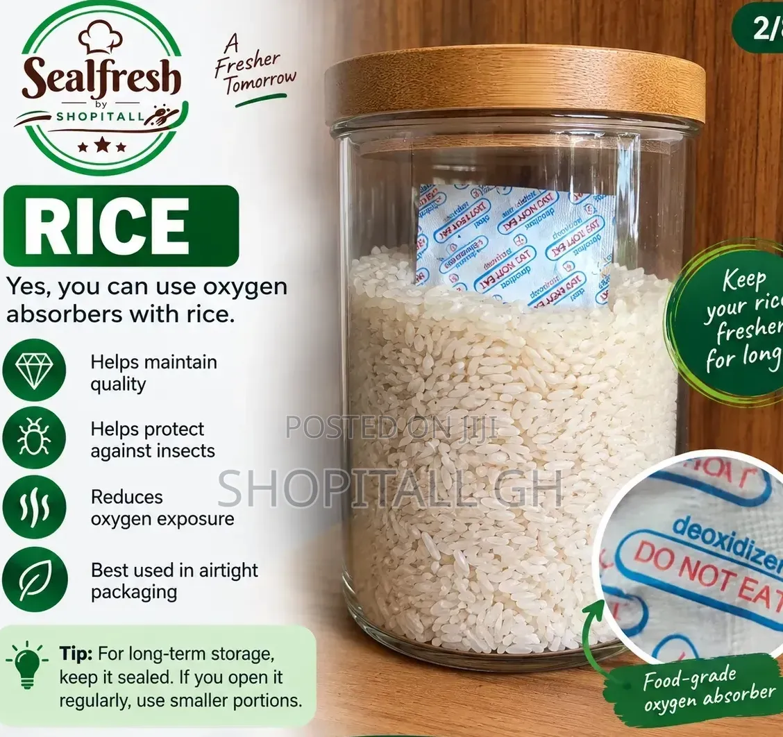 Food Grade Oxygen Absorbers - Maintains Freshness in Foods