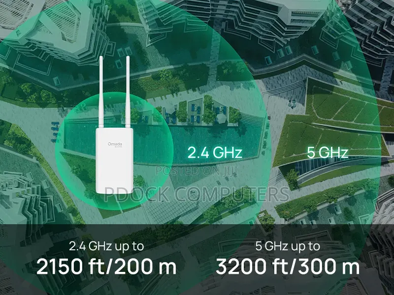 TPLink Omada WiFi 6 AX1800 Dual Band Access Point EAP603-Outdoor