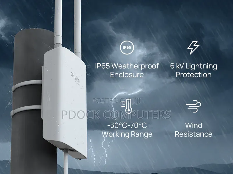 TPLink Omada WiFi 6 AX1800 Dual Band Access Point EAP603-Outdoor