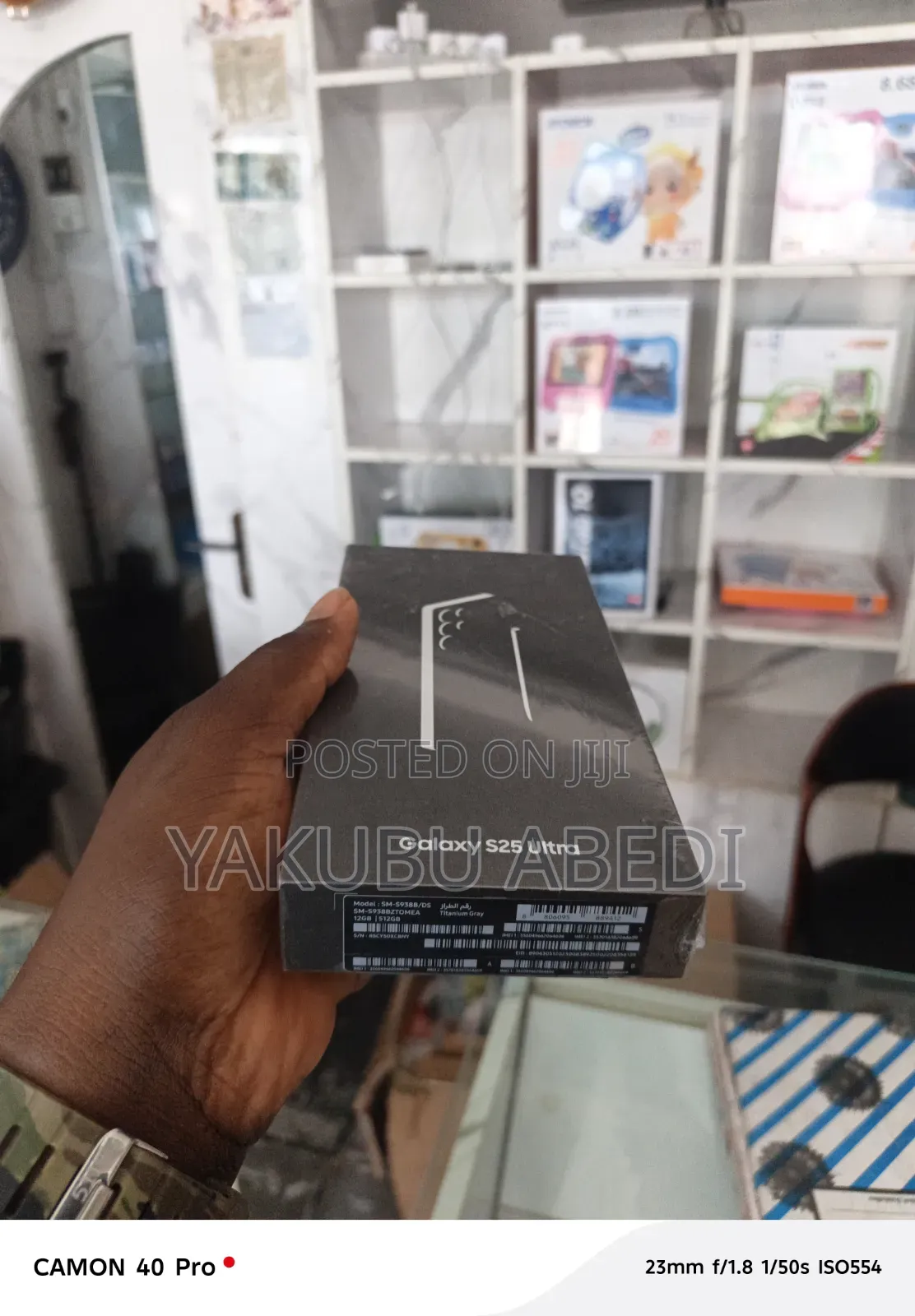 New Samsung Galaxy S25 Ultra 256 GB Black