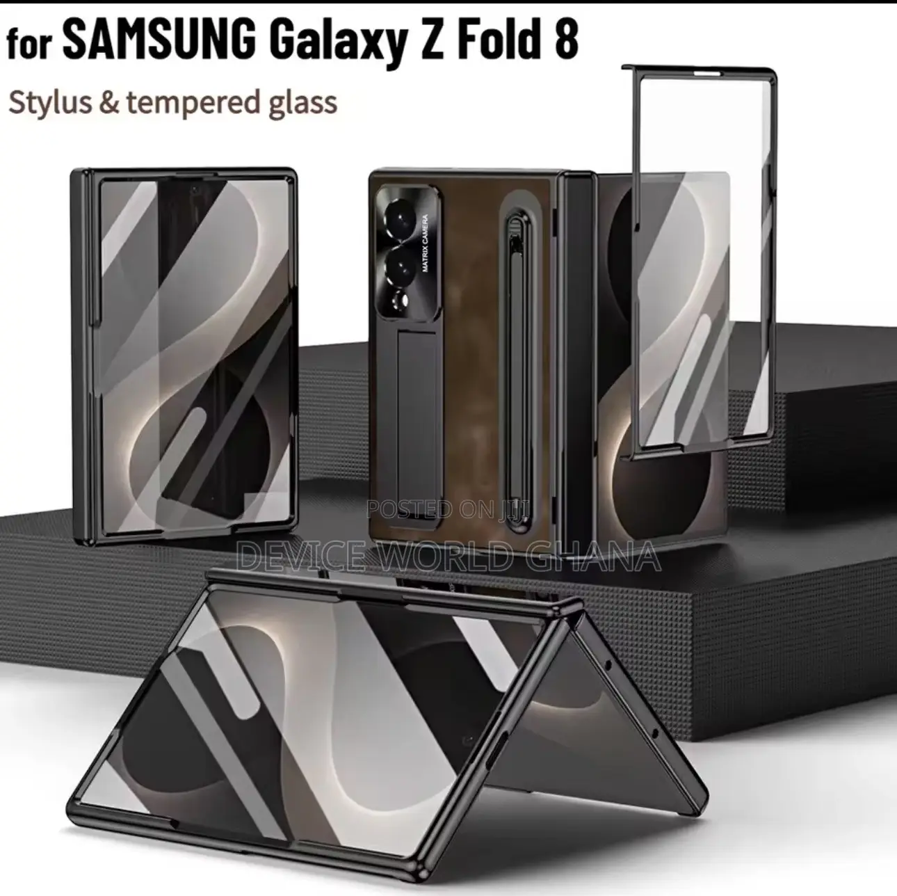 Jaz Leather Protection Case for Samsung Z Fold 8ultra 8 7 Fold6 5 4