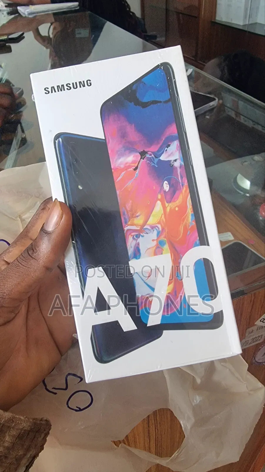 New Samsung Galaxy A70 128 GB Black