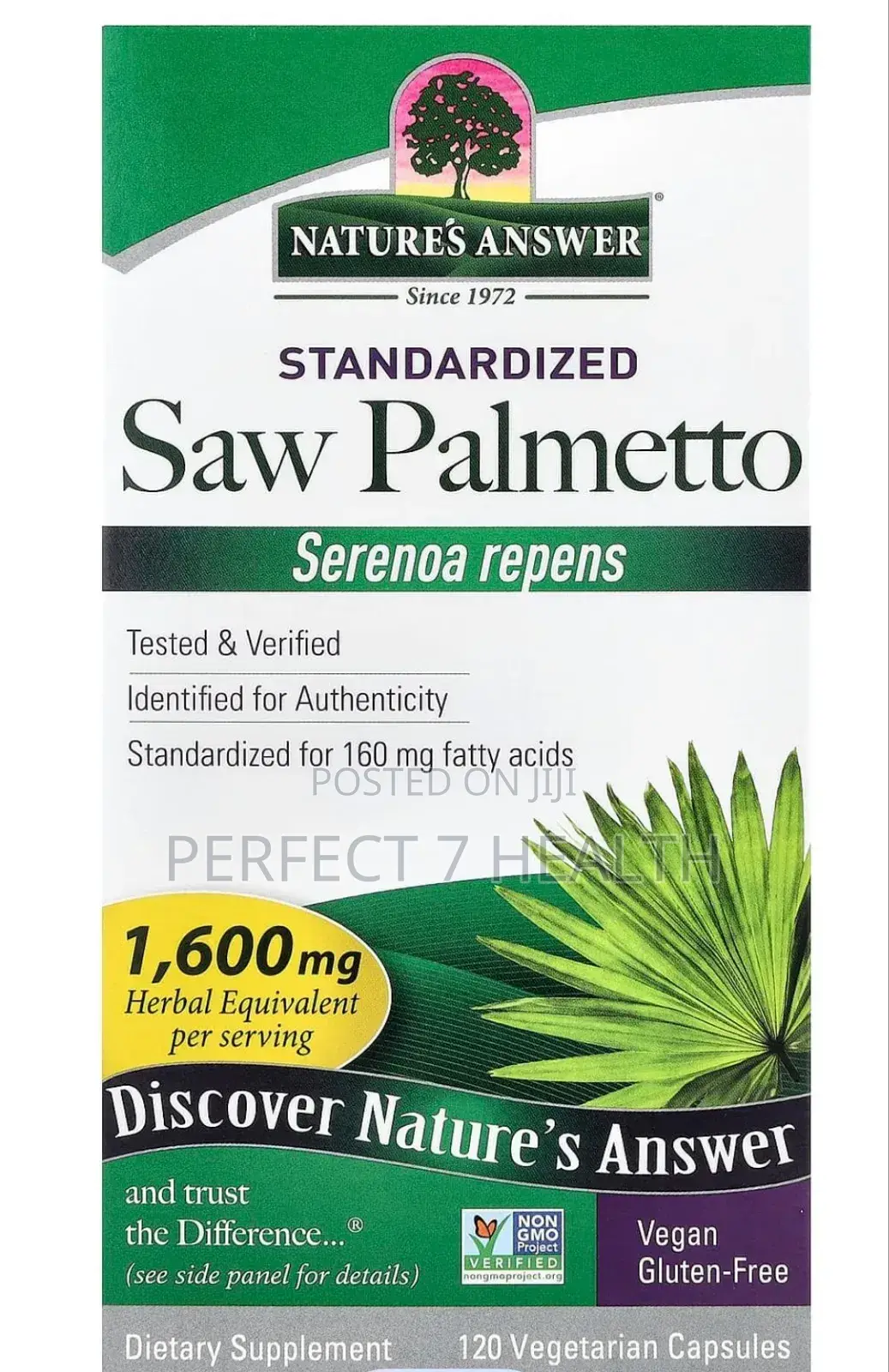 Saw Palmetto, Standardized Extract, Prostate Health, 120 Veg Caps