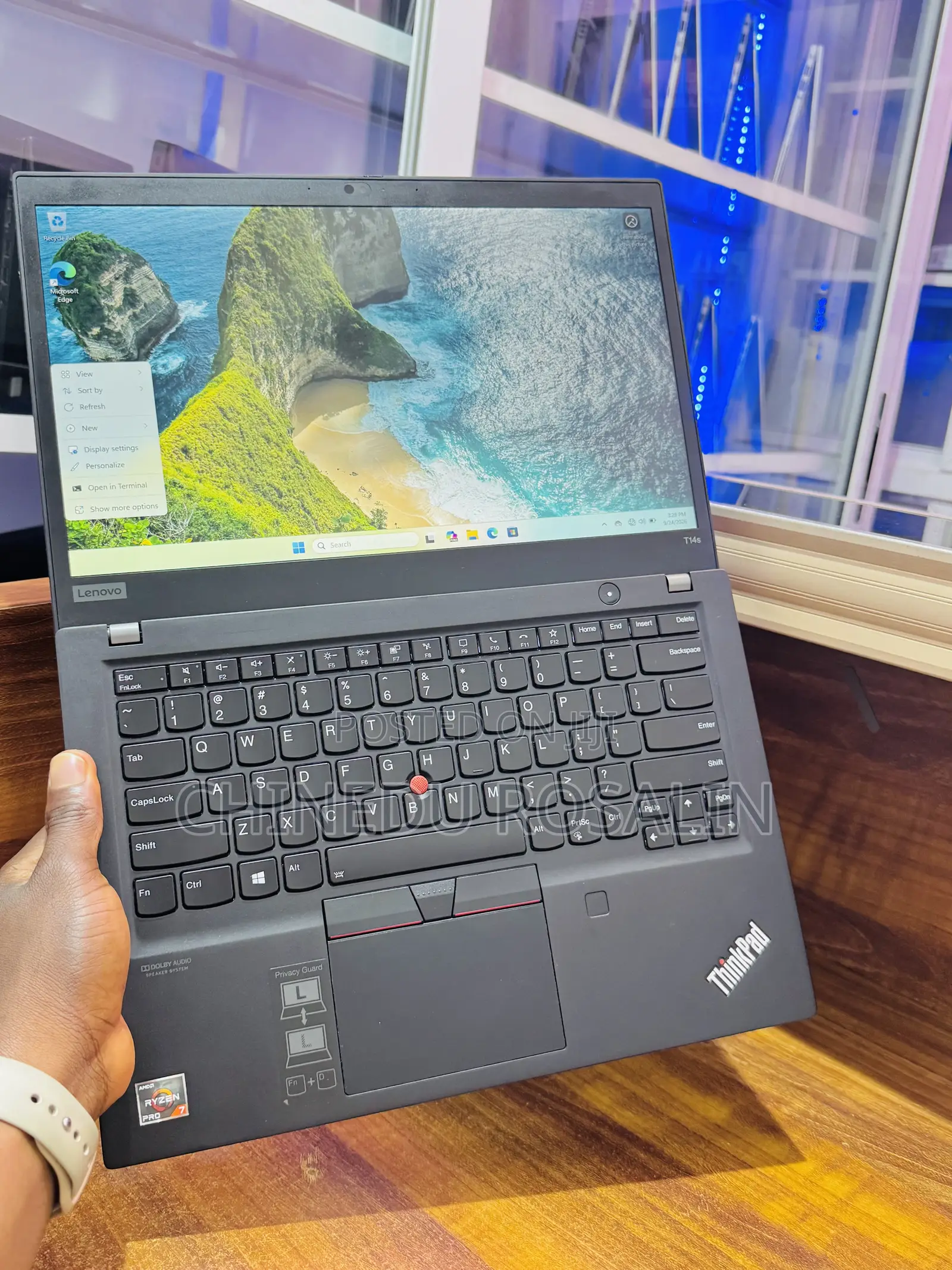 Laptop Lenovo ThinkPad T14s Gen 1 16GB AMD Ryzen 7 SSD 256GB