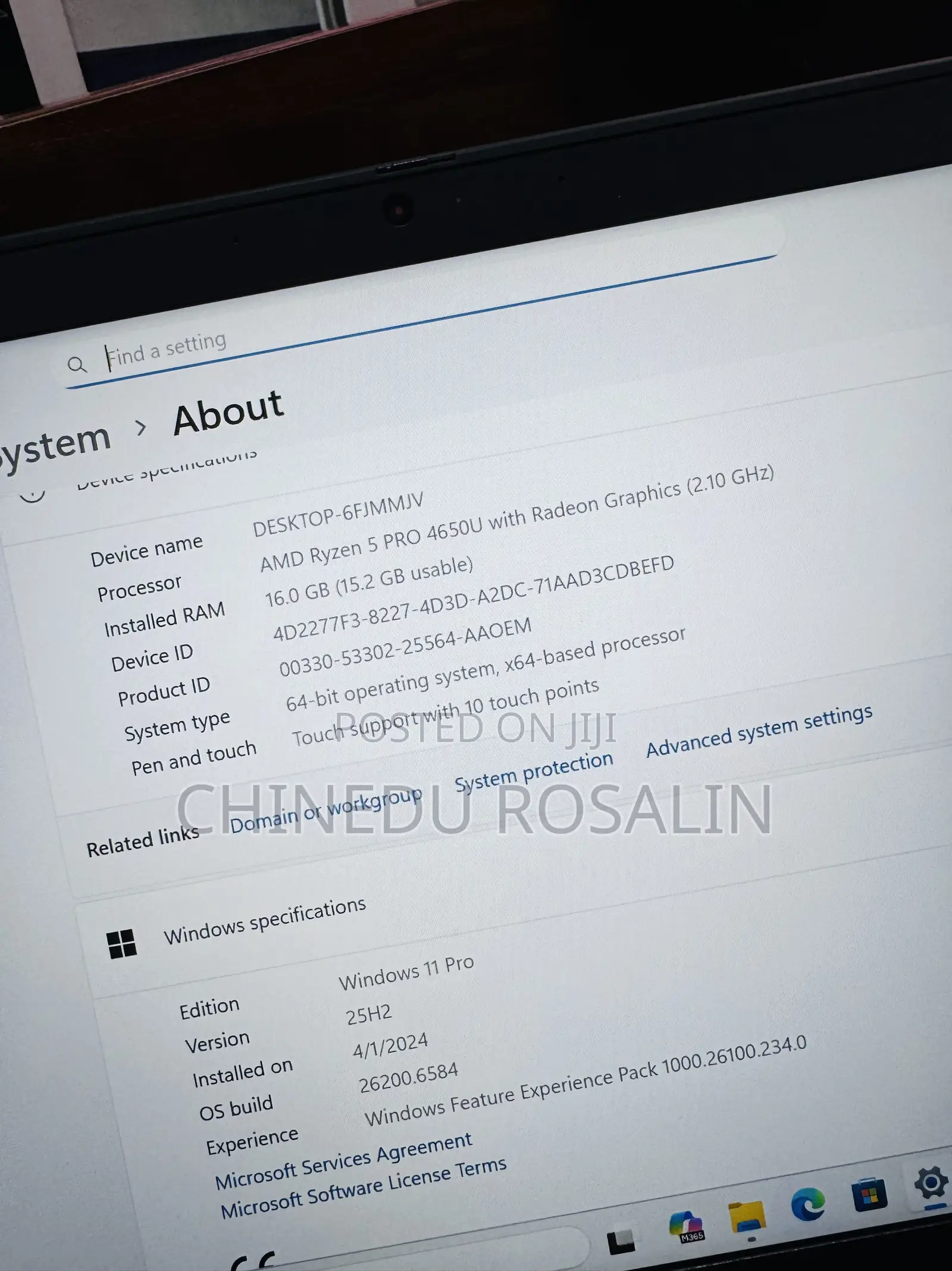 Laptop Lenovo ThinkPad T14s Gen 1 16GB AMD Ryzen 5 SSD 256GB