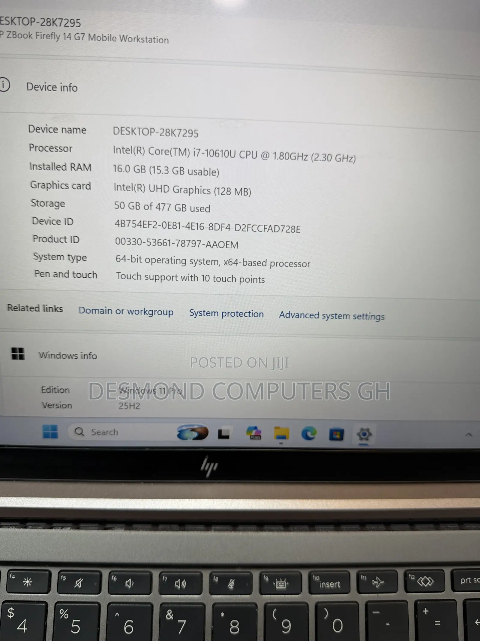 Laptop HP ZBook Firefly 14 G7 16GB Intel Core i7 SSD 512GB