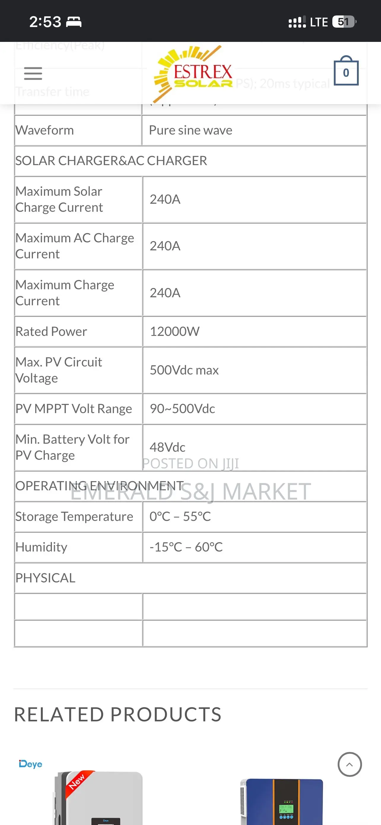 Felicity Inverter 12kw