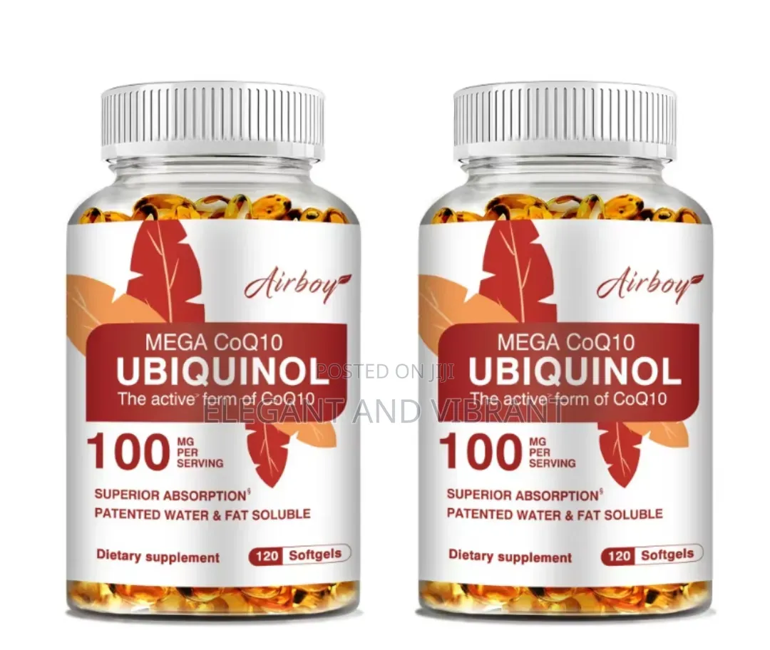 Mega COQ10 Ubiquinol Capsules-With Vitamin C, Thiamine-Normal Function