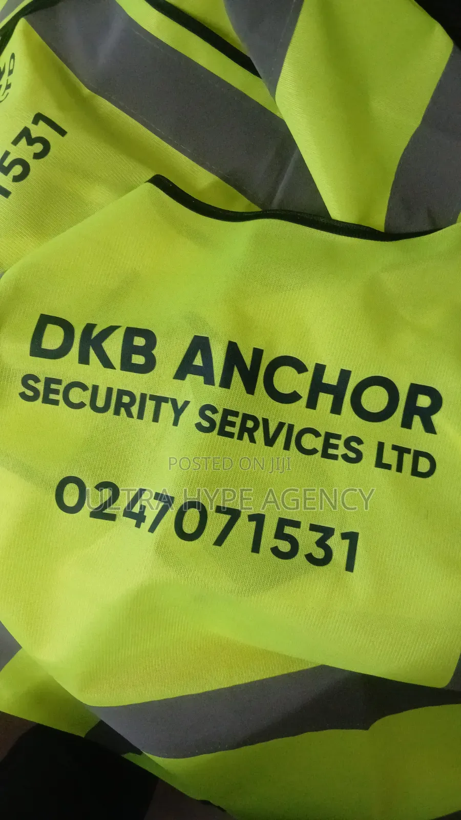 Security Safety Vest Customisation