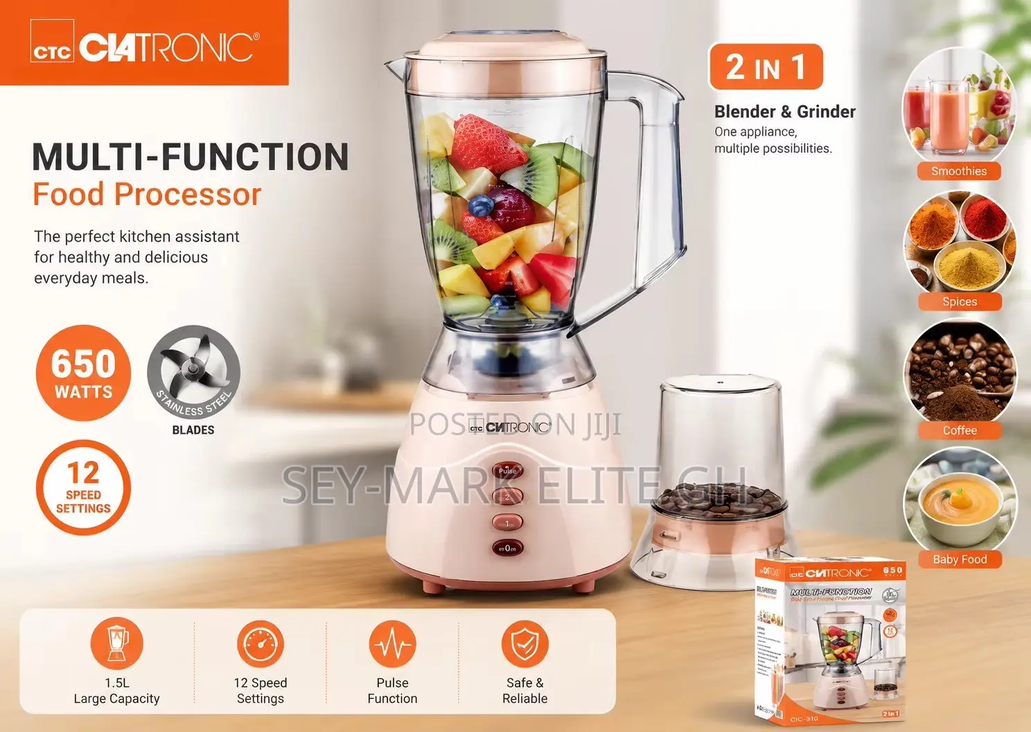 1.5L Cntronic Multifunctional Blender