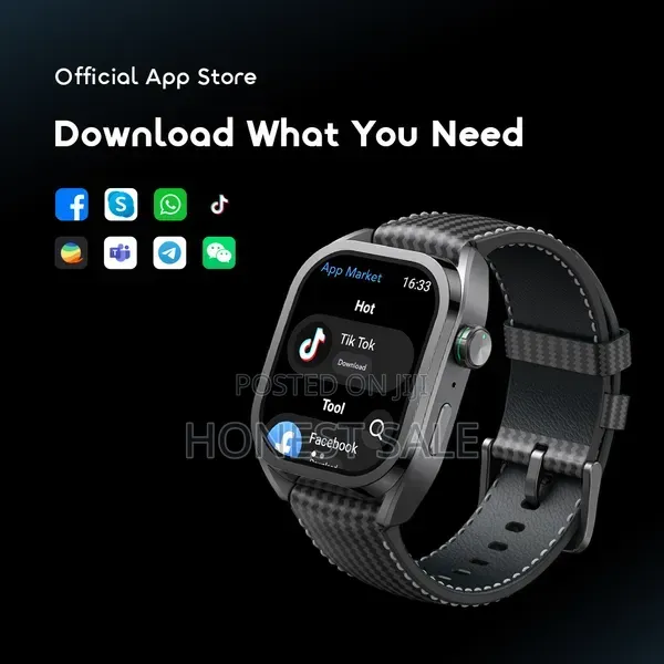 Oraimo Watch Link 2.04" 4G Android Smart Watch – Calling Camera