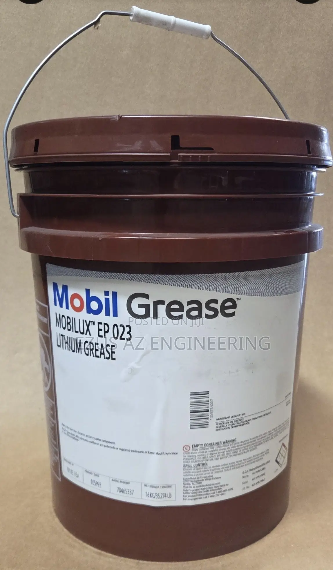 Mobilux EP 023 Lithium Grease – 16kg