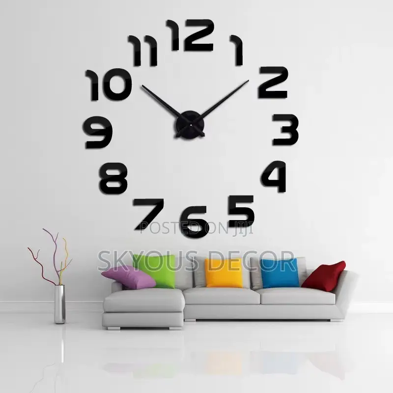 Acrylic 3d Big Numbers Clock