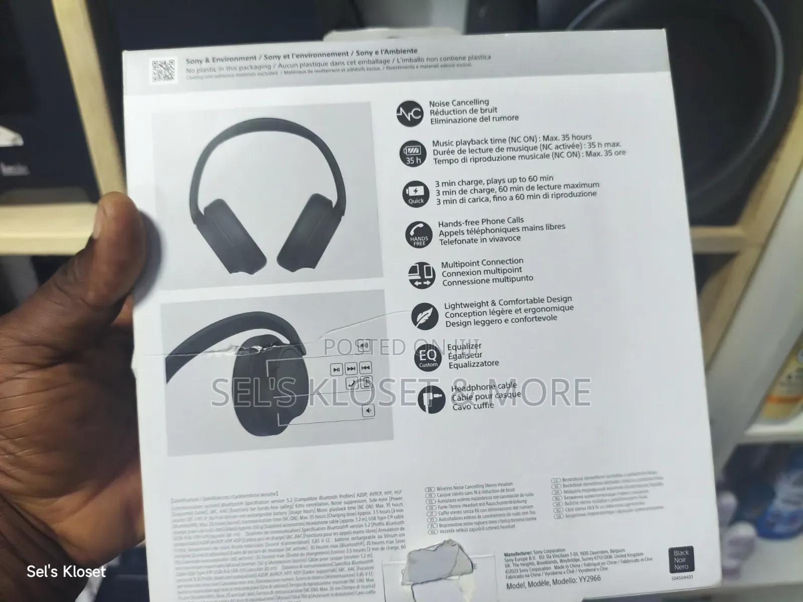 Sony Wh-Ch720n Wireless Noise Cancelling Headphone