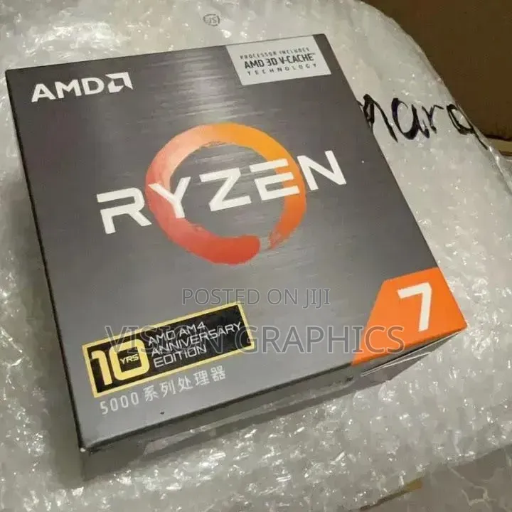 AMD Ryzen 7 5800x3d 10th Anniversary Edition CPU AM4 Gaming Beast