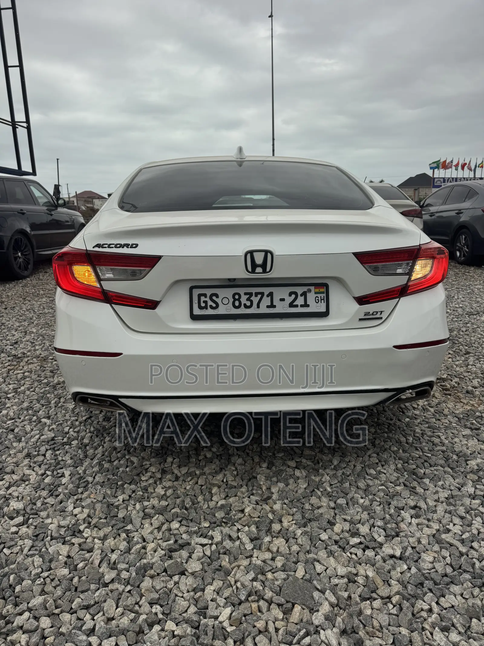 Honda Accord Sport (2.0L 4cyl Turbo 10A) 2019 White