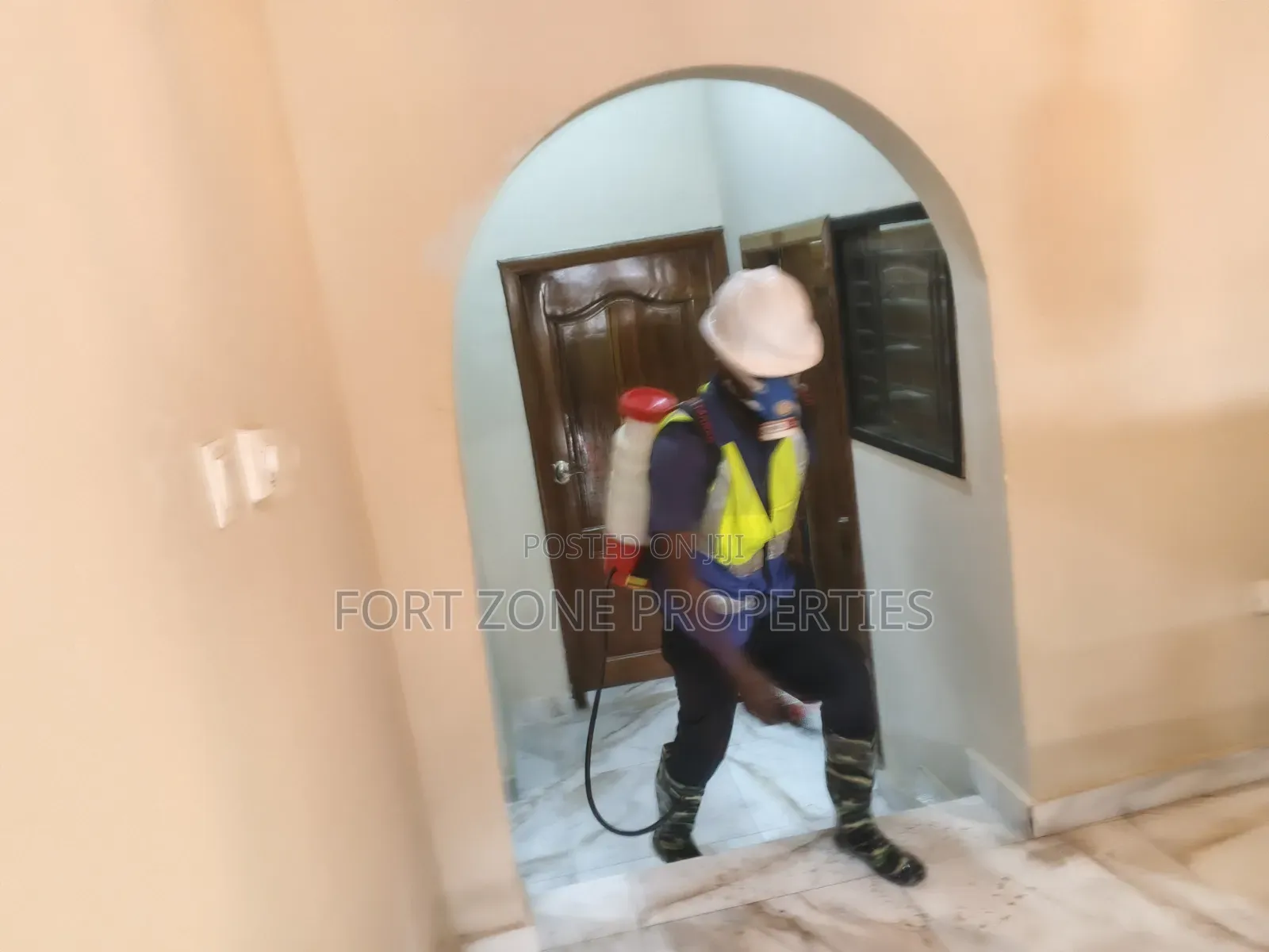 Wall, Floor, Corners and Compound Fumigation With Cleantex