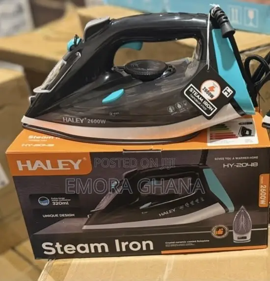 HALEY 2600W Cordless Steam Iron With Ceramic Soleplate