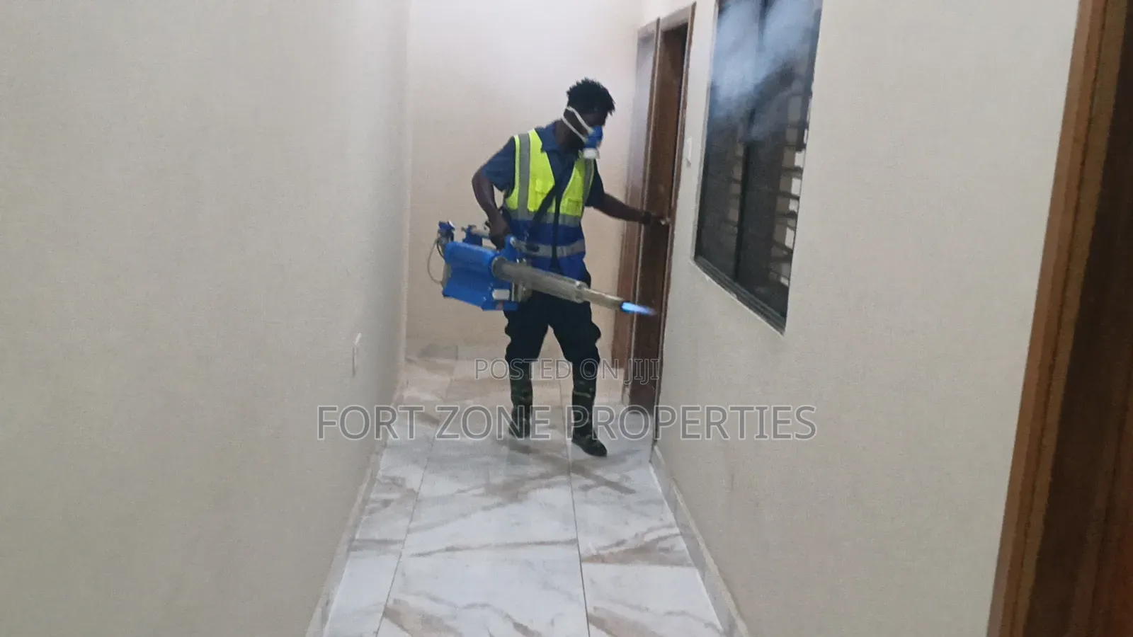 First Run Fumigation With Cleantex