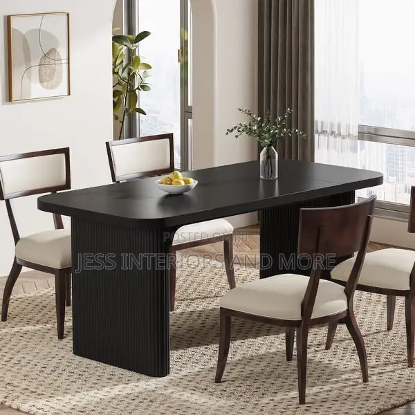 Dining Table for 4-6, (Black)