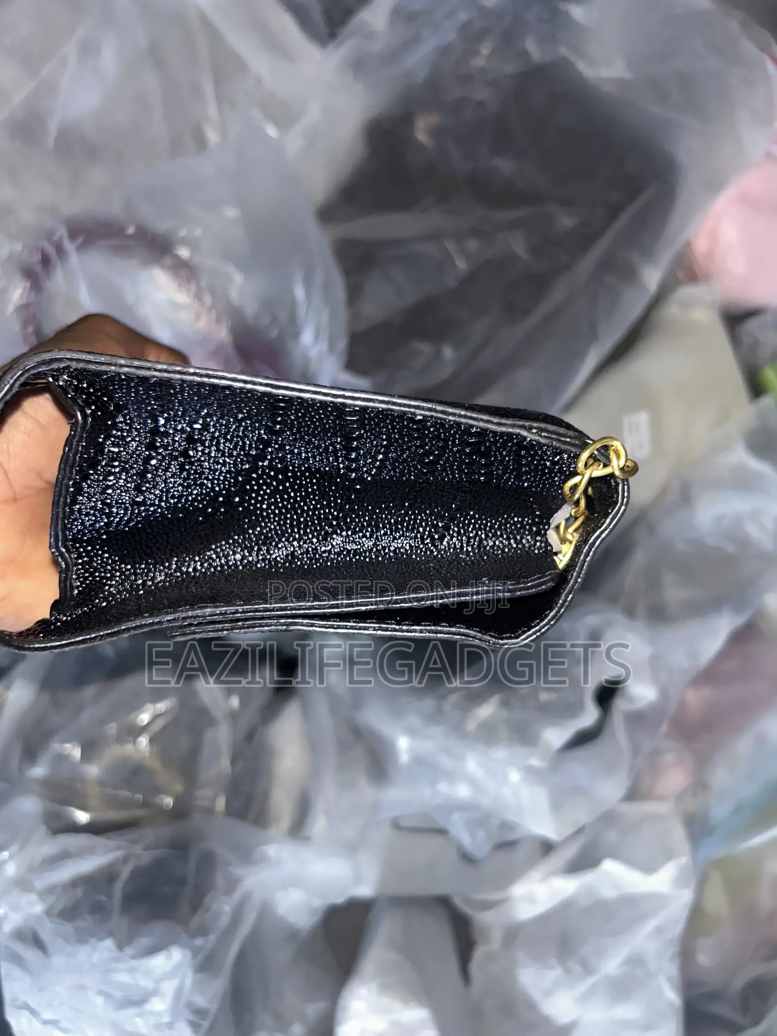 Croc-Embossed Crosdbody Bag