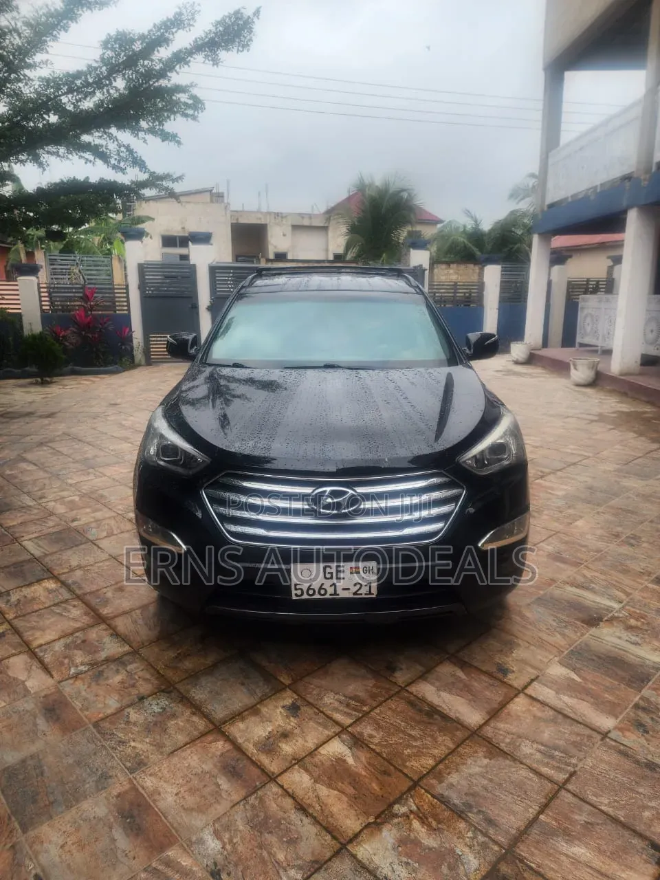 Hyundai Santa Fe GLS 4dr SUV AWD (3.3L 6cyl 6A) 2014 Black