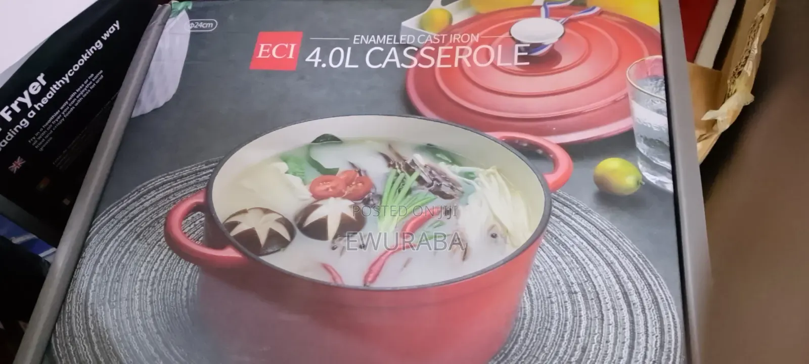 Single Oven Safe Cast Iron Pot
