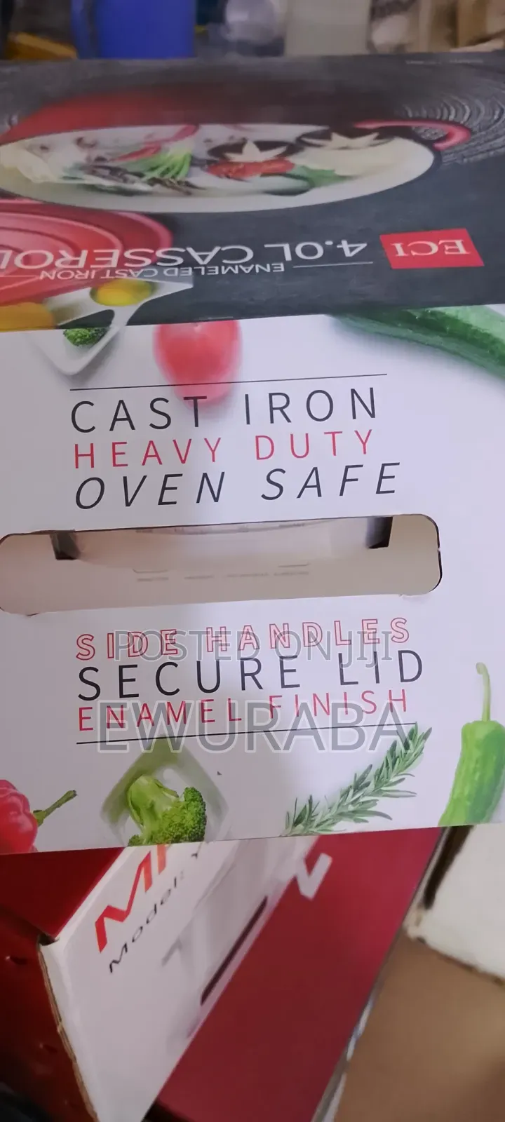 Single Oven Safe Cast Iron Pot