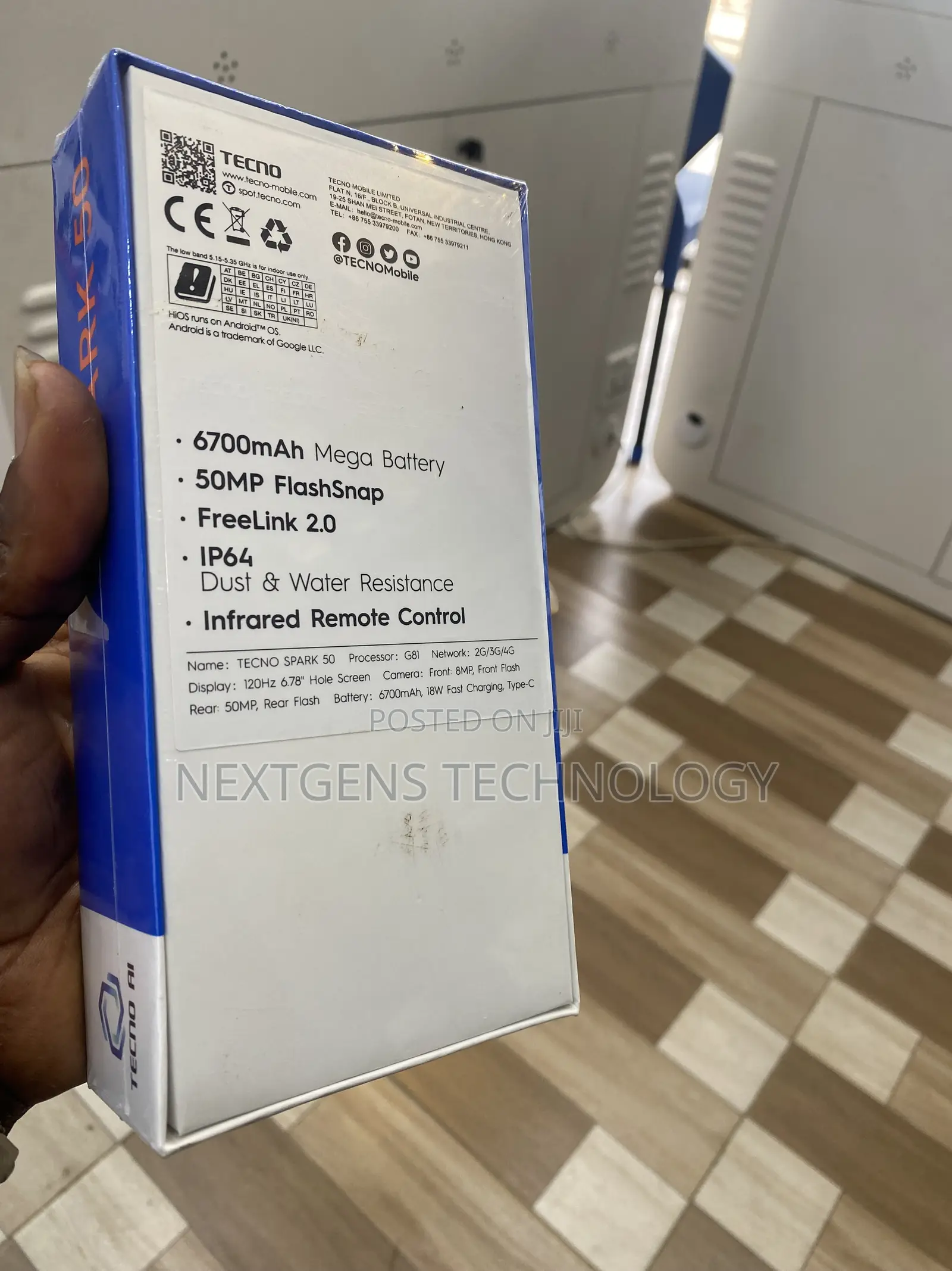 New Tecno Spark 50 128 GB Black