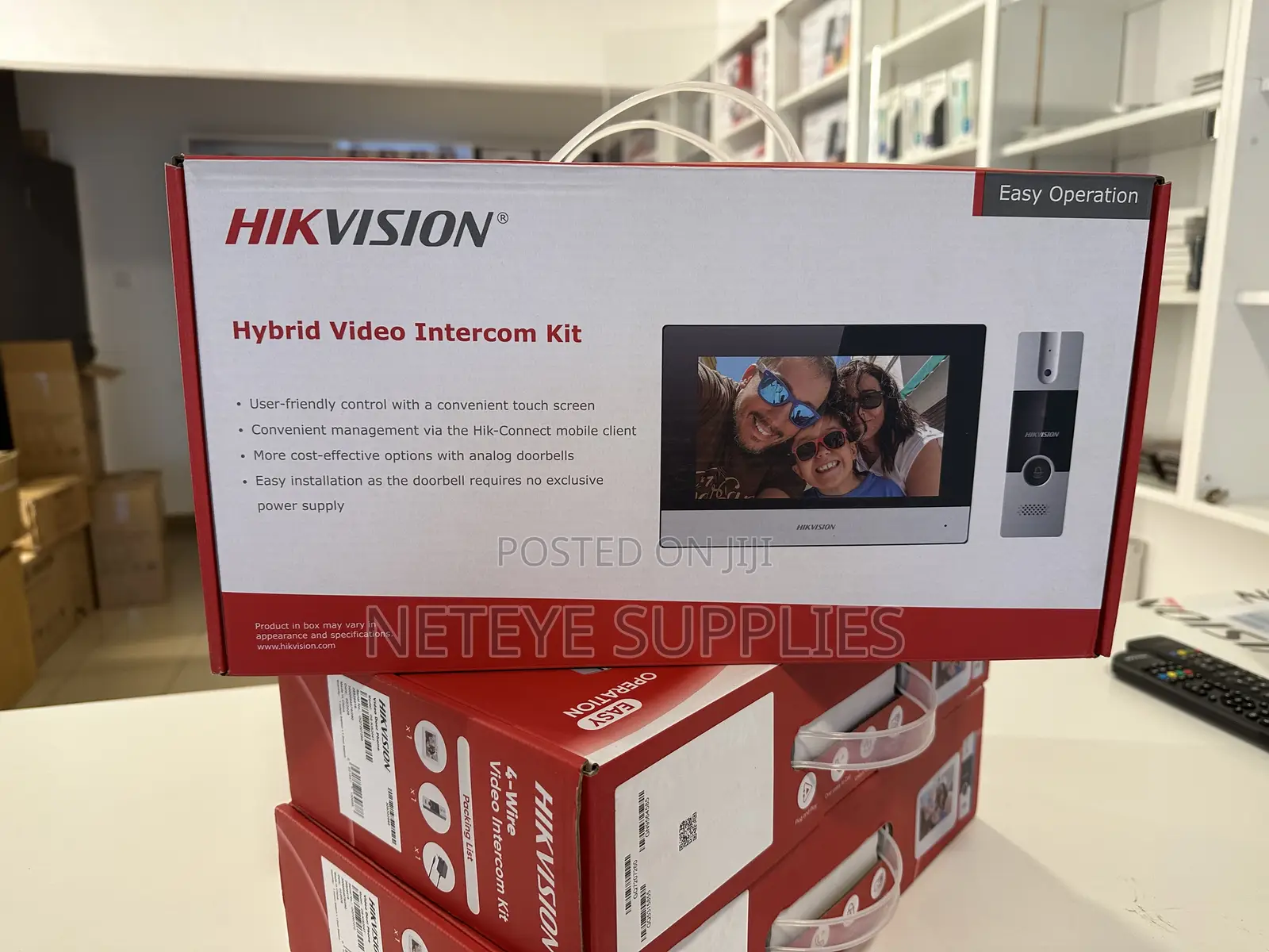 Hikvision 7-Inch Hybrid Intercom Kit DS-KIS302-P