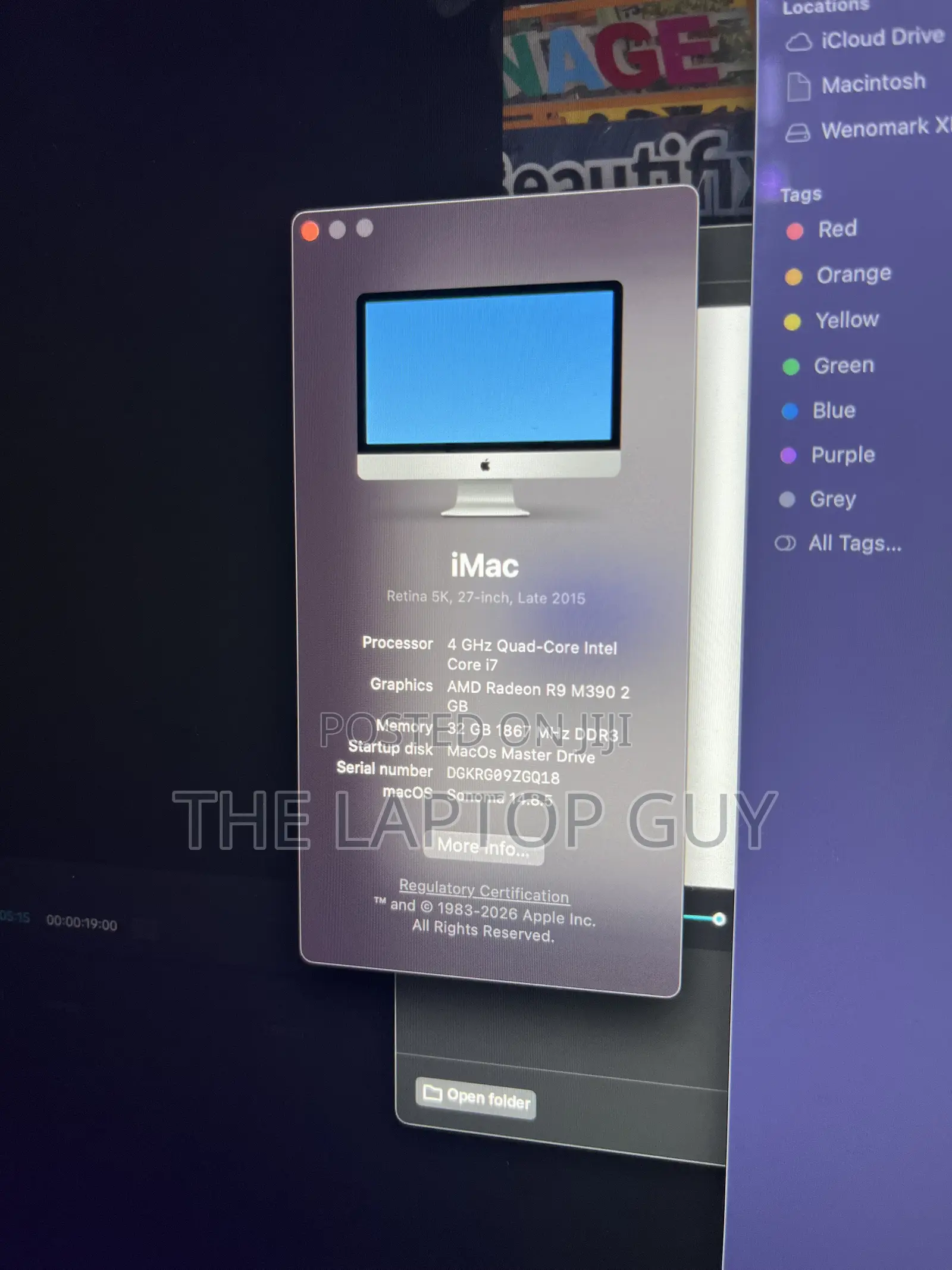 Desktop Computer Apple iMac 32GB Intel Core i7 HDD+SSD 2T