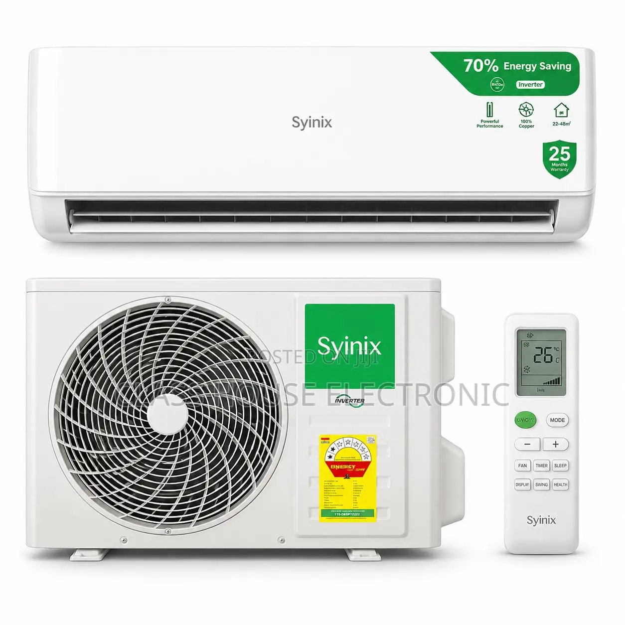 Syinix Air Conditioners ( Normal Inverter)