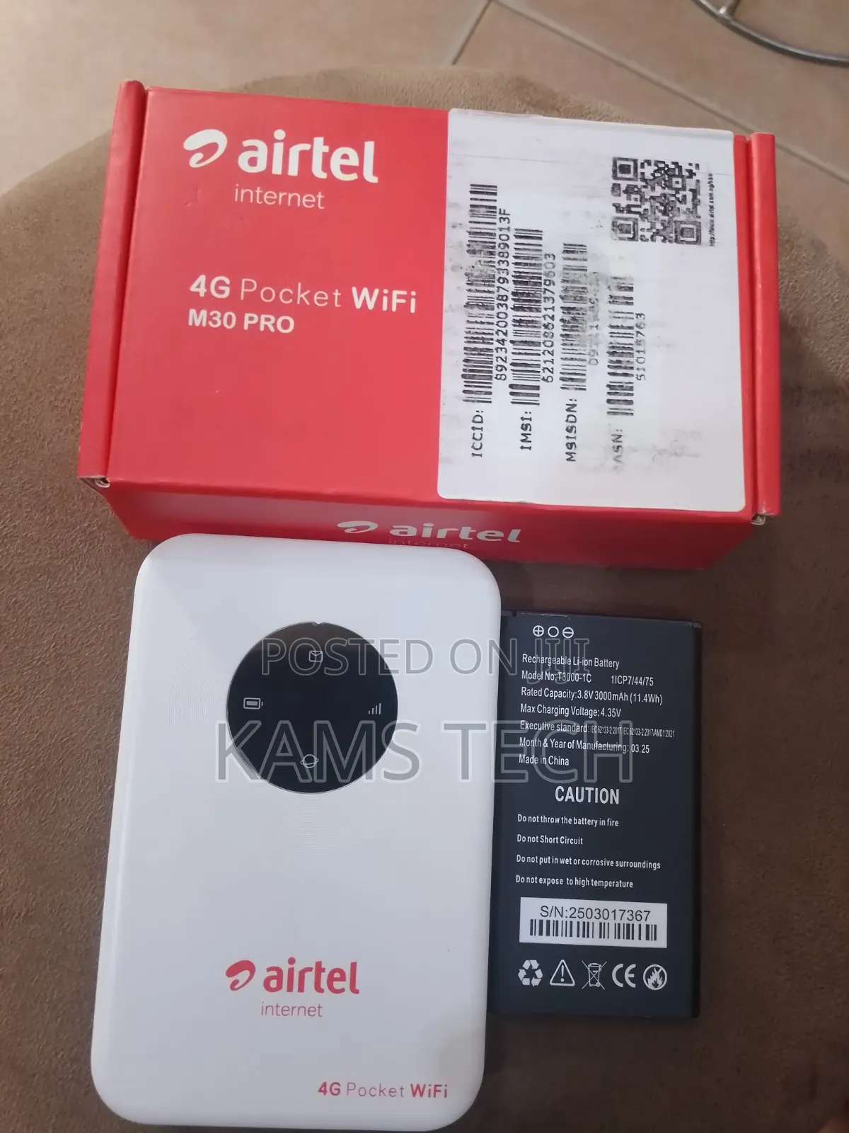 Universal Airtel Mifi+ LAN Port ( Support All SIM)