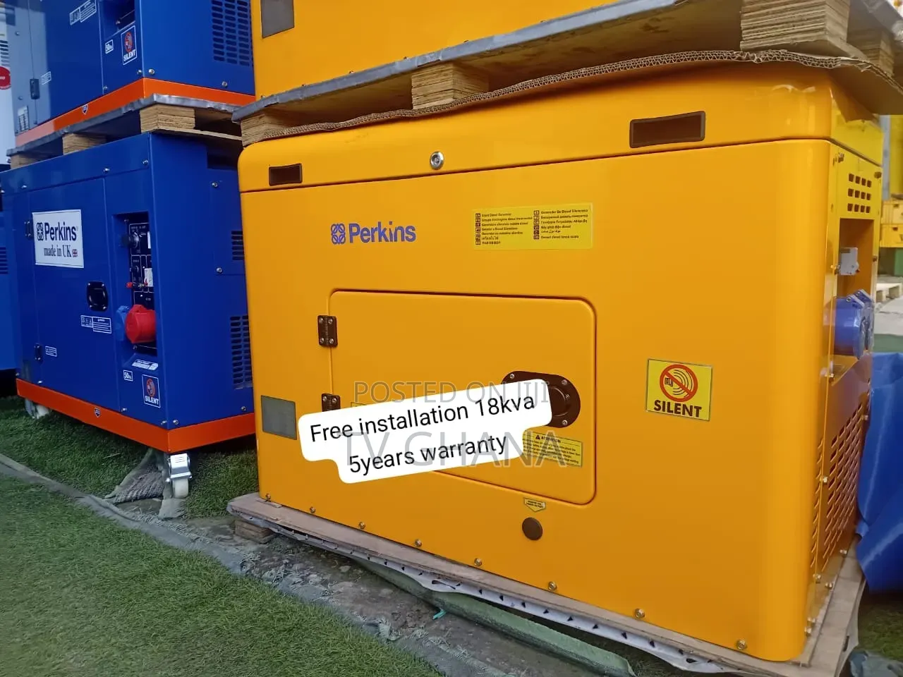 18kVA Perkins Diesel Genset – Single Phase Heavy Duty 18kva