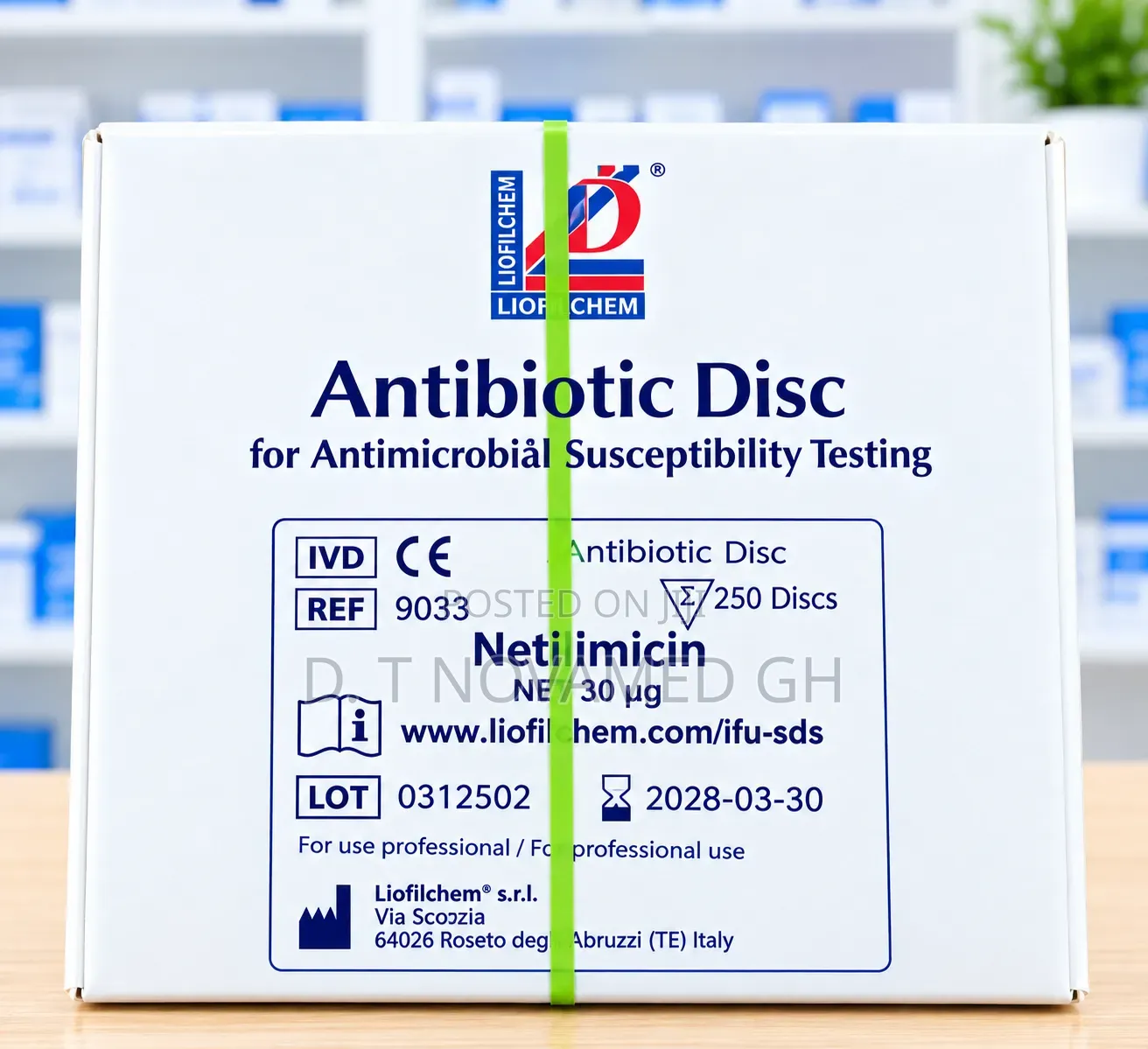 Antibiotic Disc (Netilimicin NET 30ug)