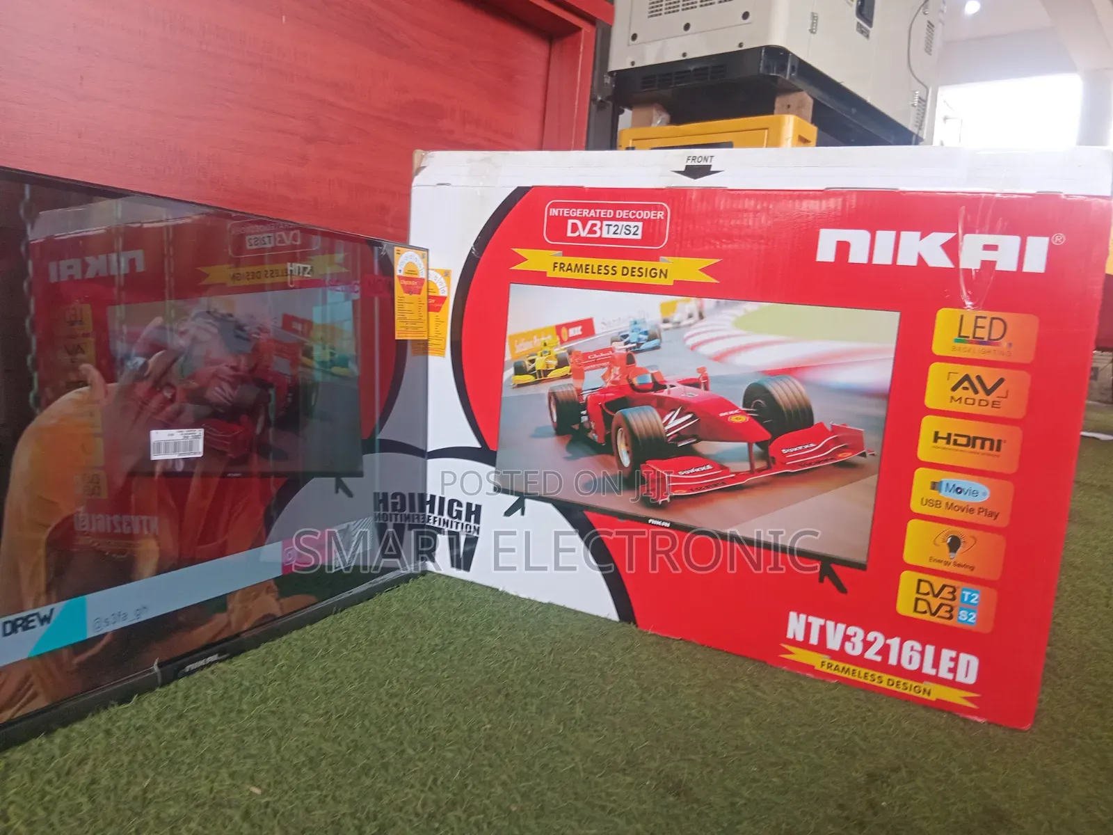 NIKAL 32 Inch LED TV – Frameless Design, HD Picture Affordable Price
