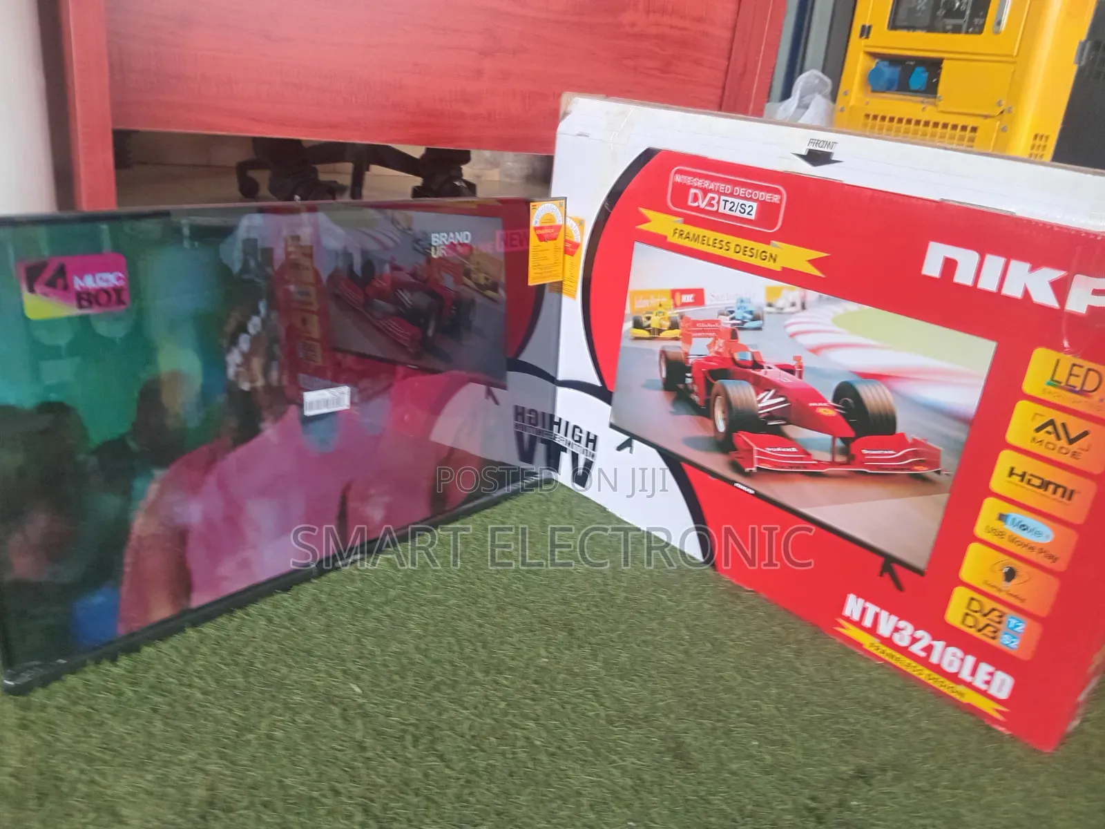 NIKAL NTV3216LED 32” LED TV – Sleek Frameless Design Picture Quality