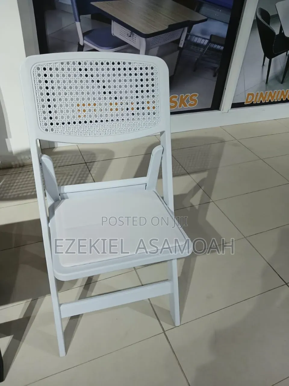 Garden Chair /Gladiator Chair ,White,Black and Red