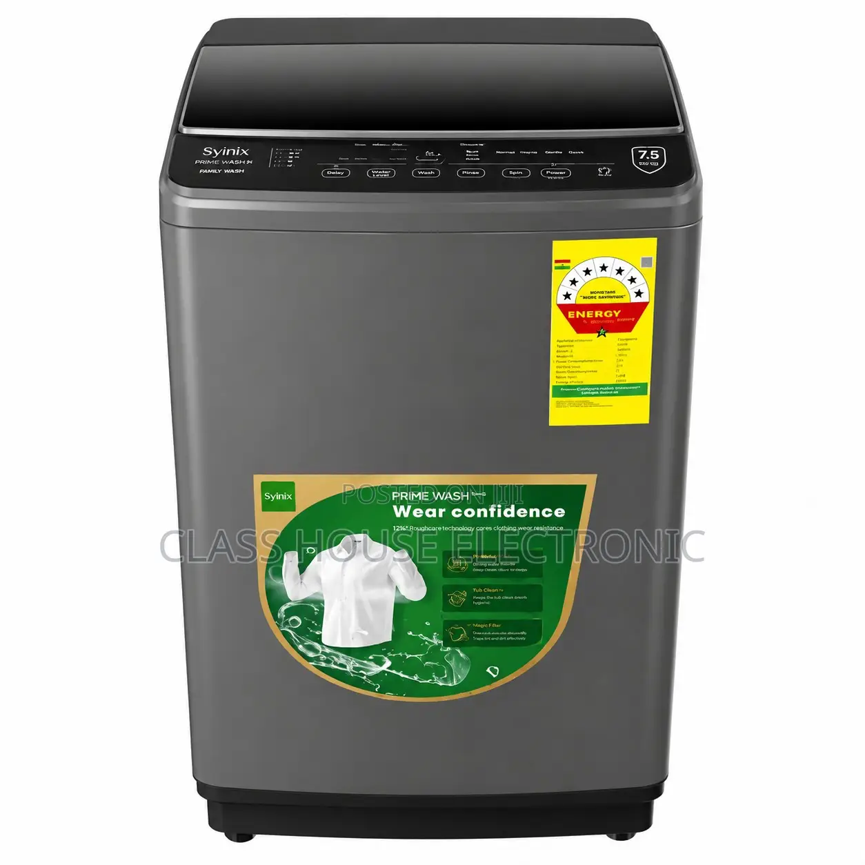 Syinix Twin Tube Washing Machine 8Kg