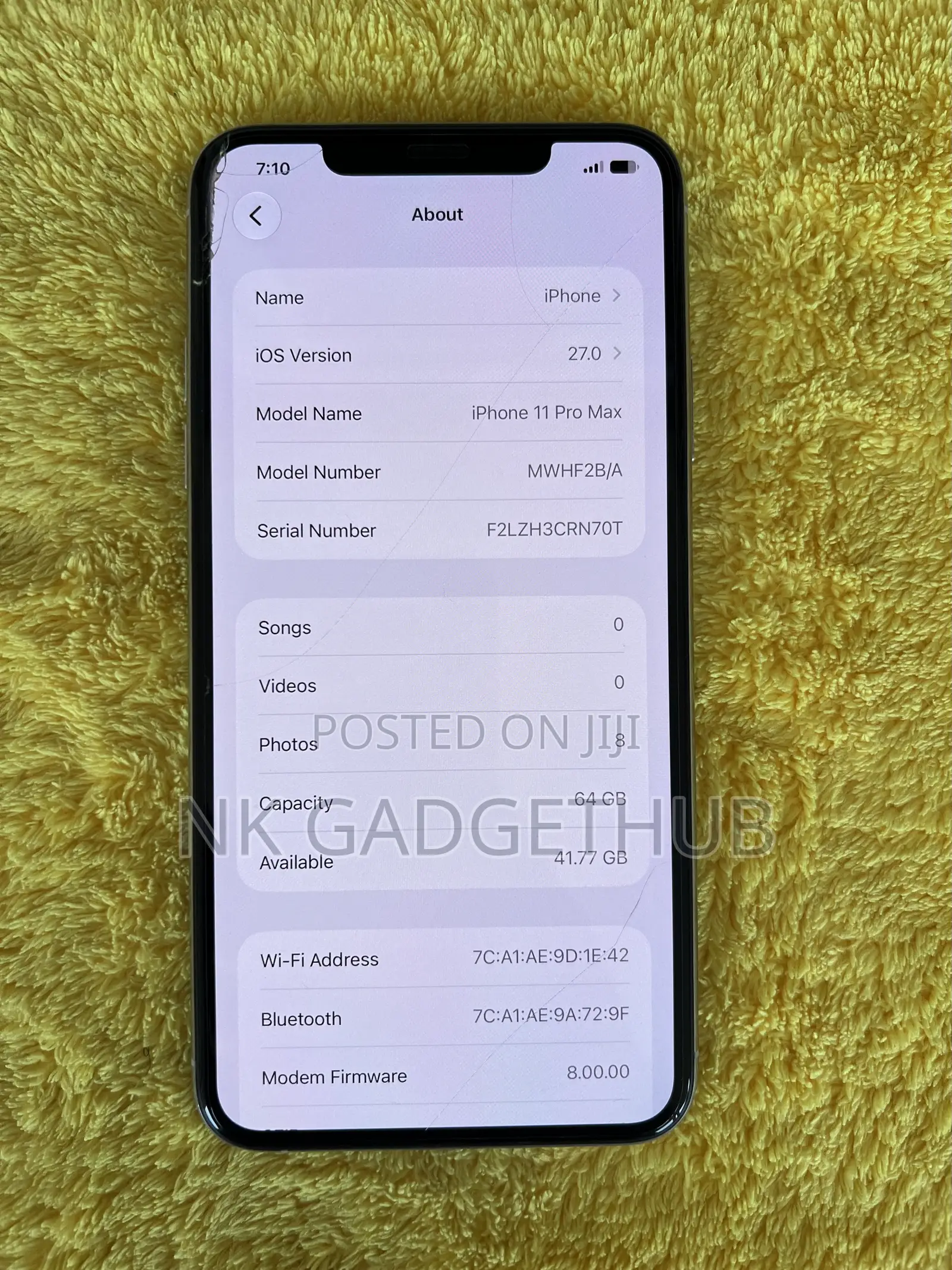Apple iPhone 11 Pro Max 64 GB White