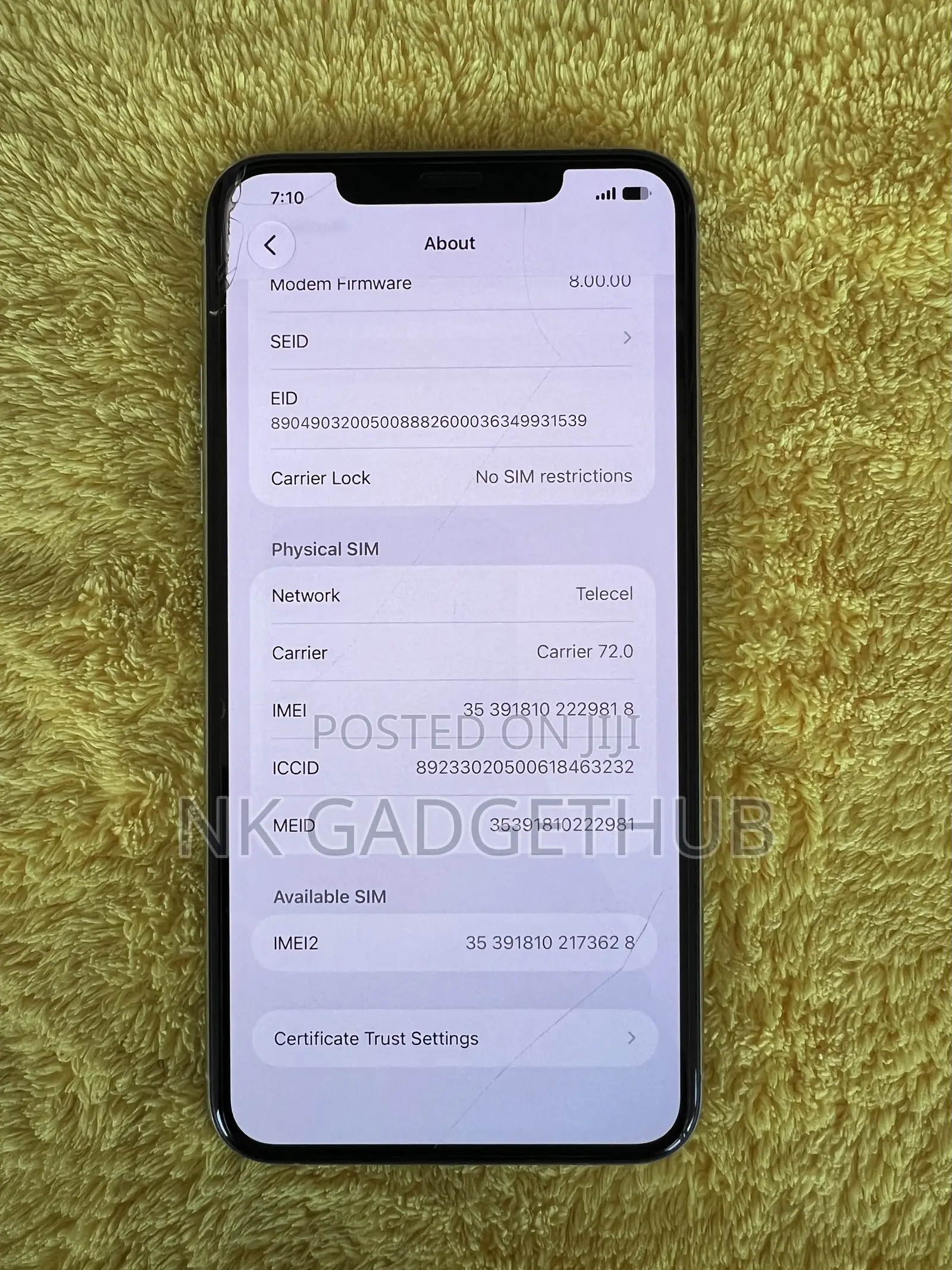 Apple iPhone 11 Pro Max 64 GB White