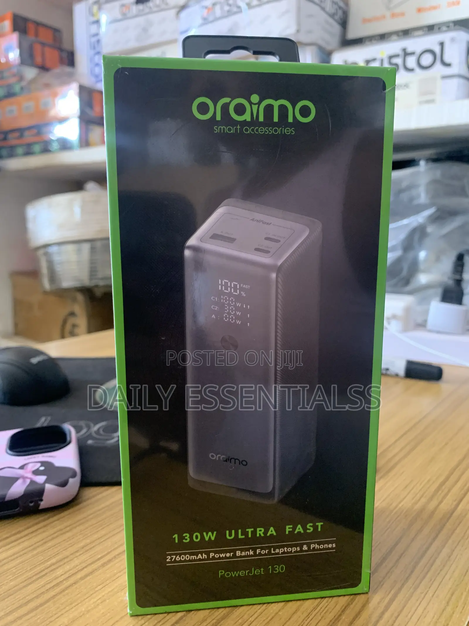 Oraimo PowerJet 130 27600mAh 130W Fast Charging Power Bank