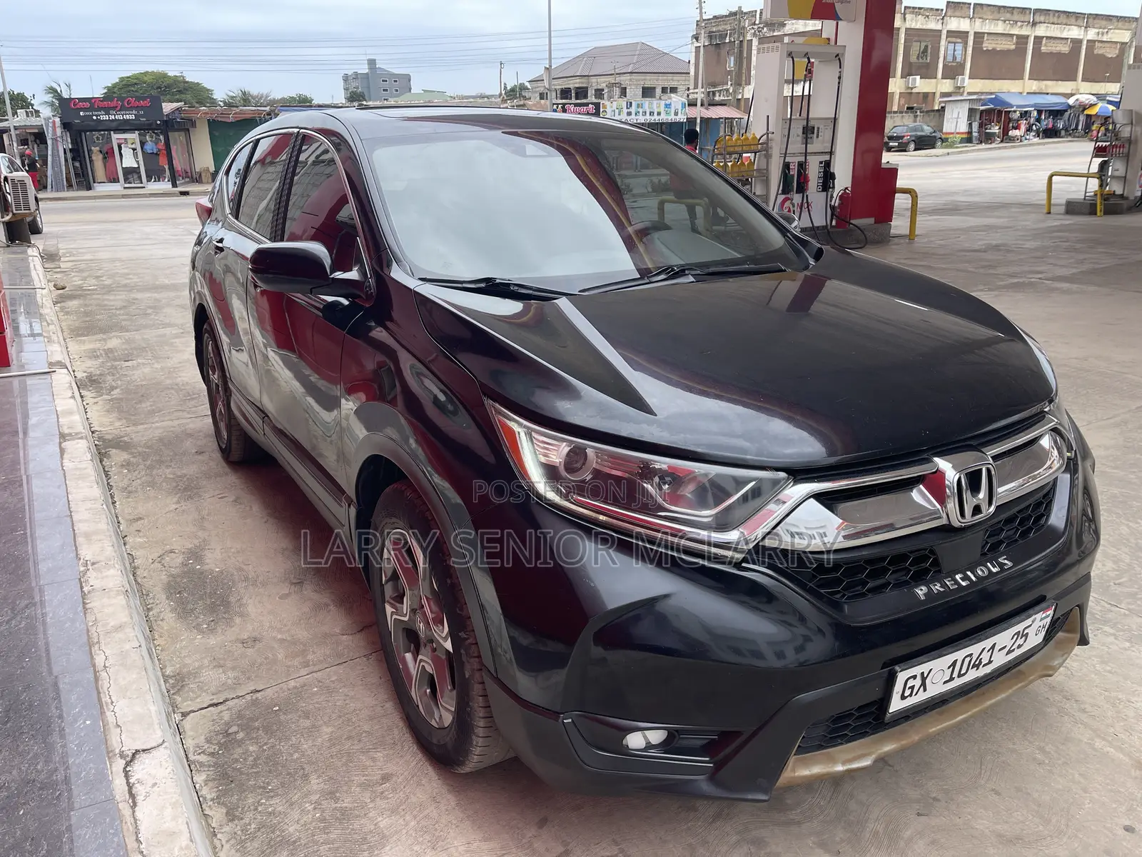 Honda CR-V EX-L 4dr SUV AWD (1.5L 4cyl CVT) 2017 Black