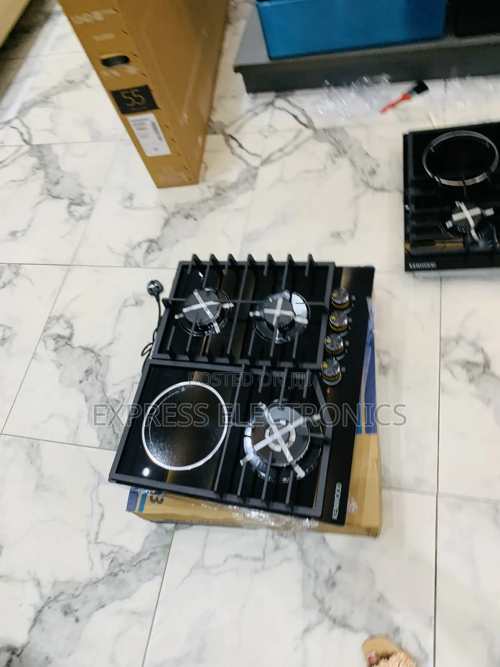 Brabd New 3-1 Stove Built in Kenwood Gas Electric Black