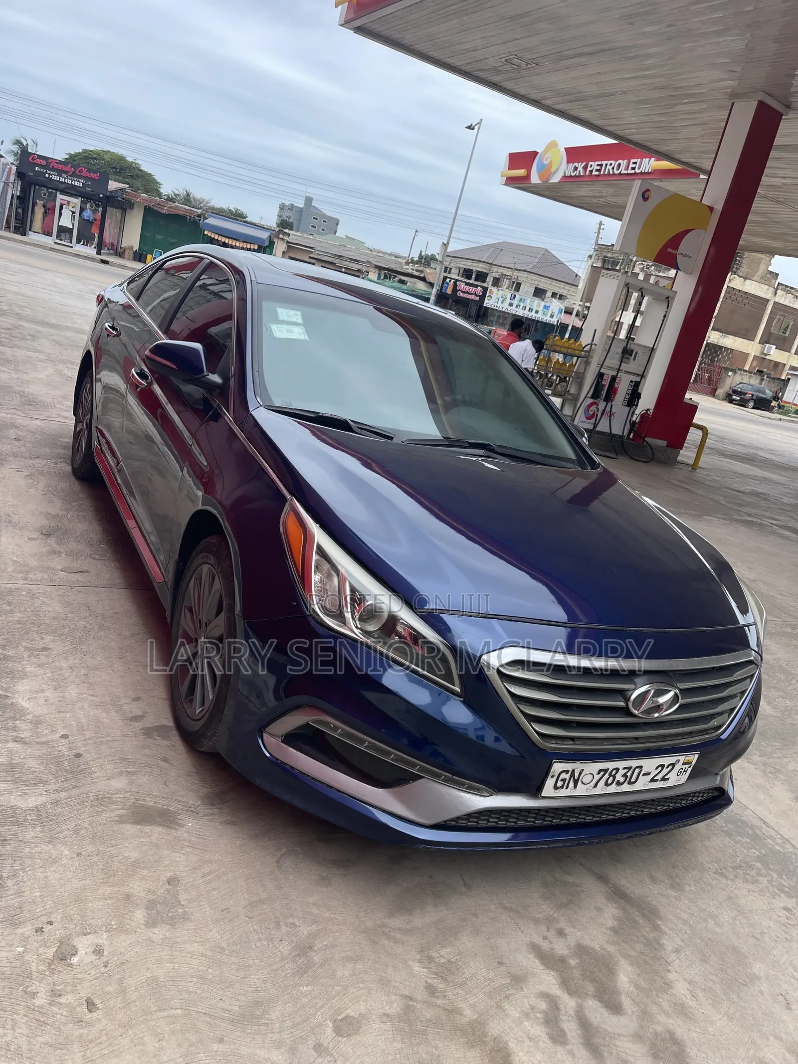 Hyundai Sonata Sport 2.0T Sedan FWD (2.0L 4cyl 6A) 2017 Blue