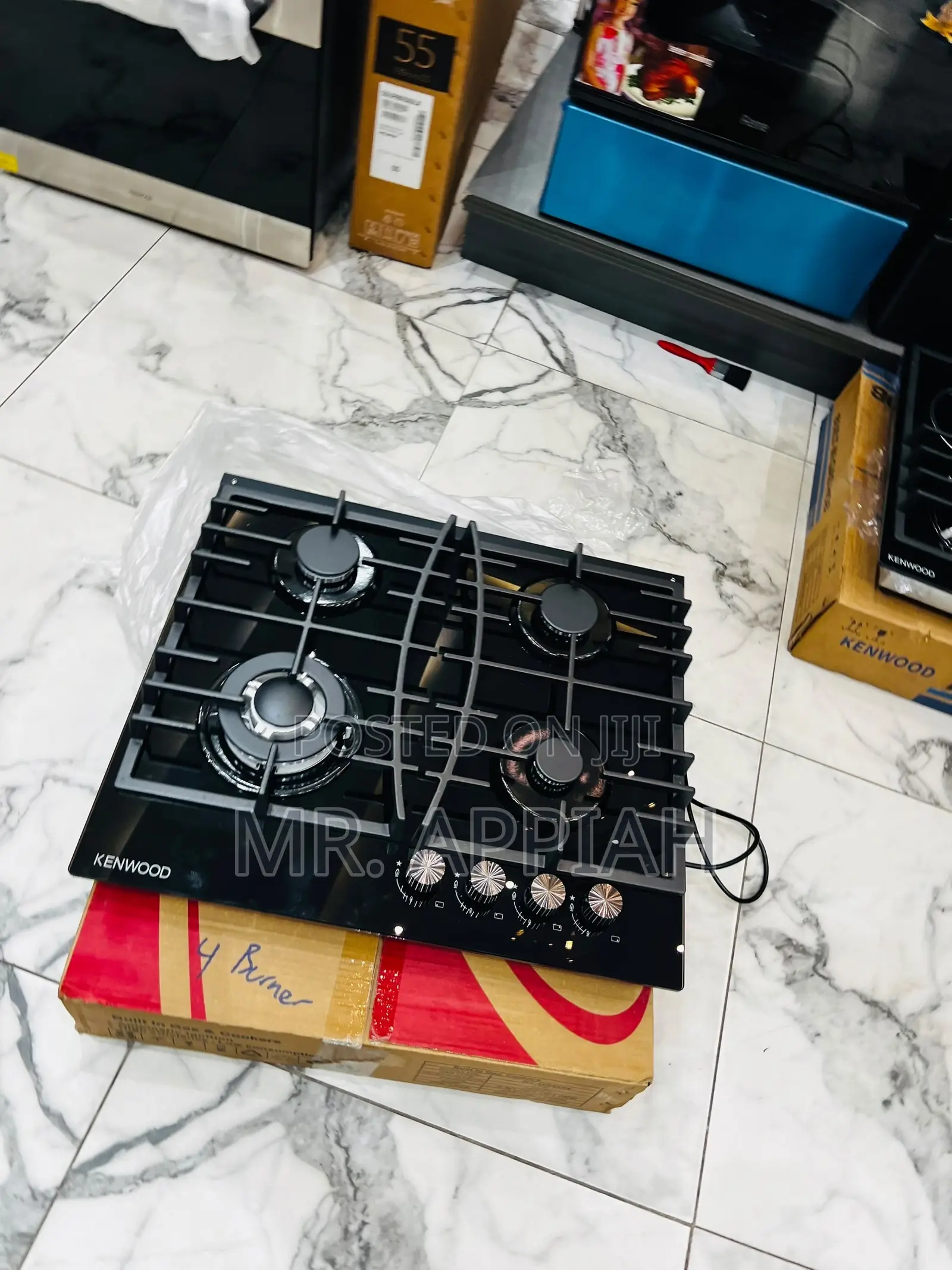 Get Classic Kenwood 60cm Built in 4 Gas Hob 