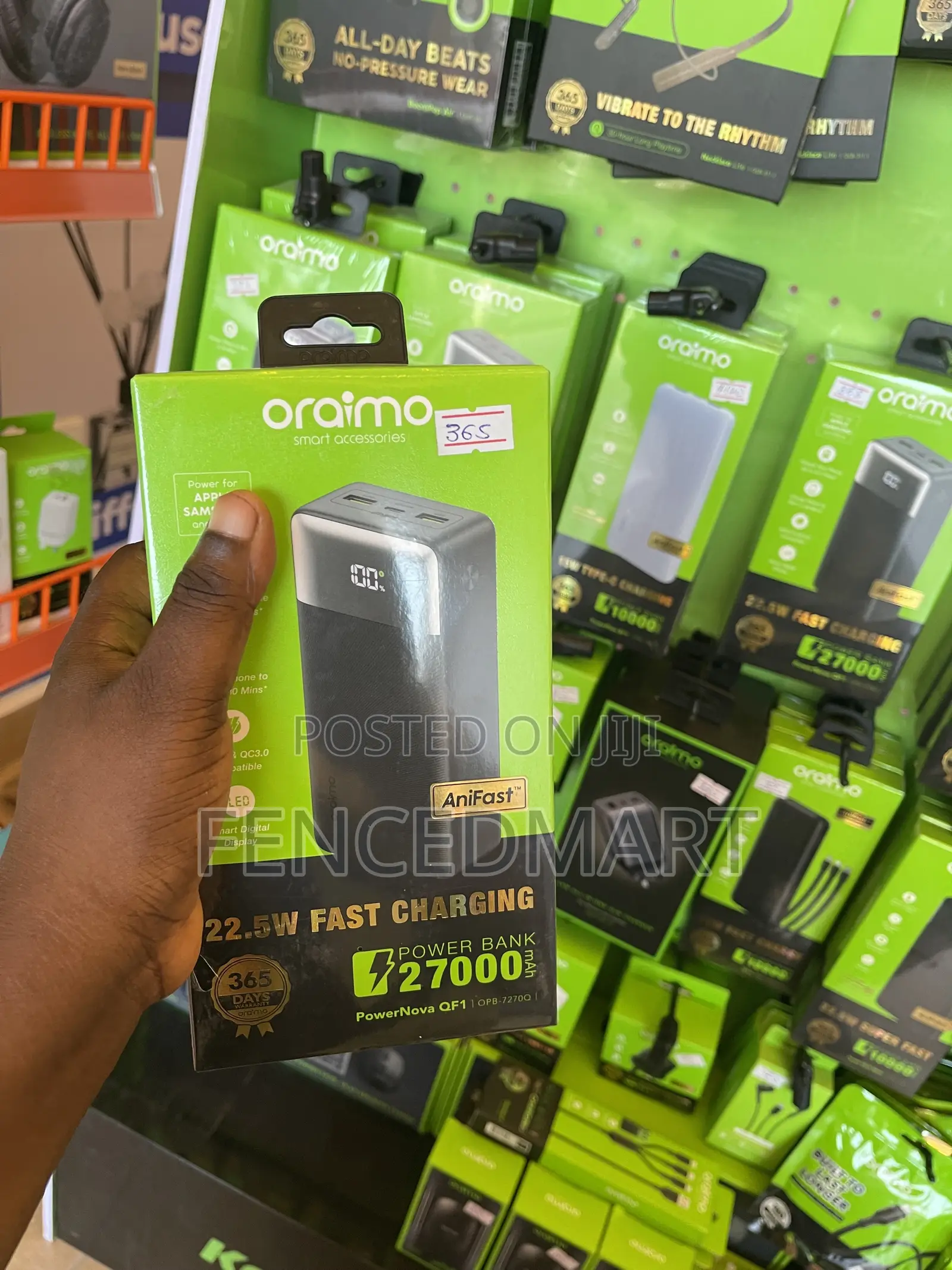 Oraimo PowerNova QF1 27000mAh 22.5W Fast Charging Power Bank
