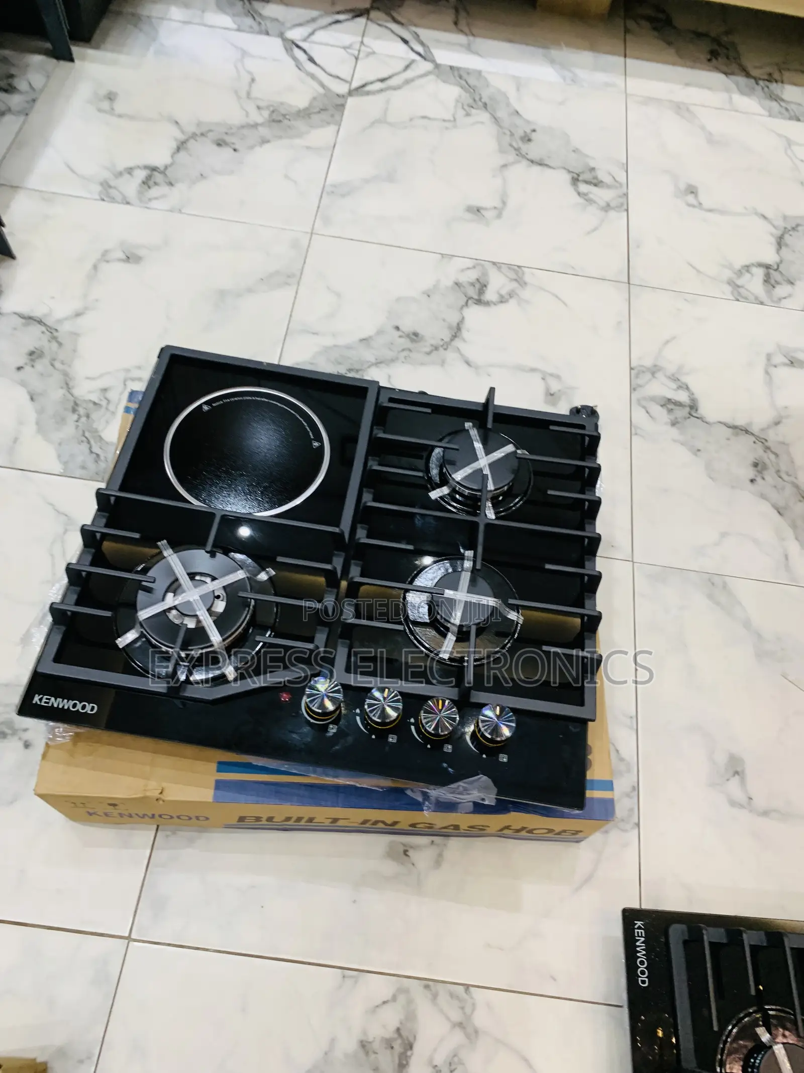 Call and Order Kenwood Gas Electric Cooker 3-1 60cm Black Built In