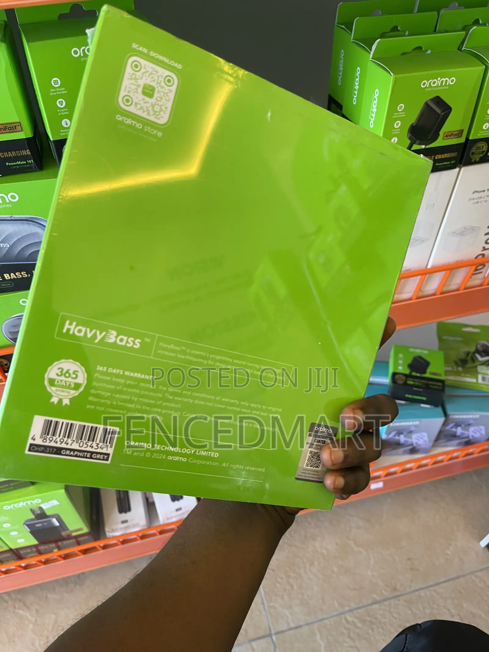 Oraimo BoomPop Lite OHP-317 Wireless Headphones – 65H Playtime