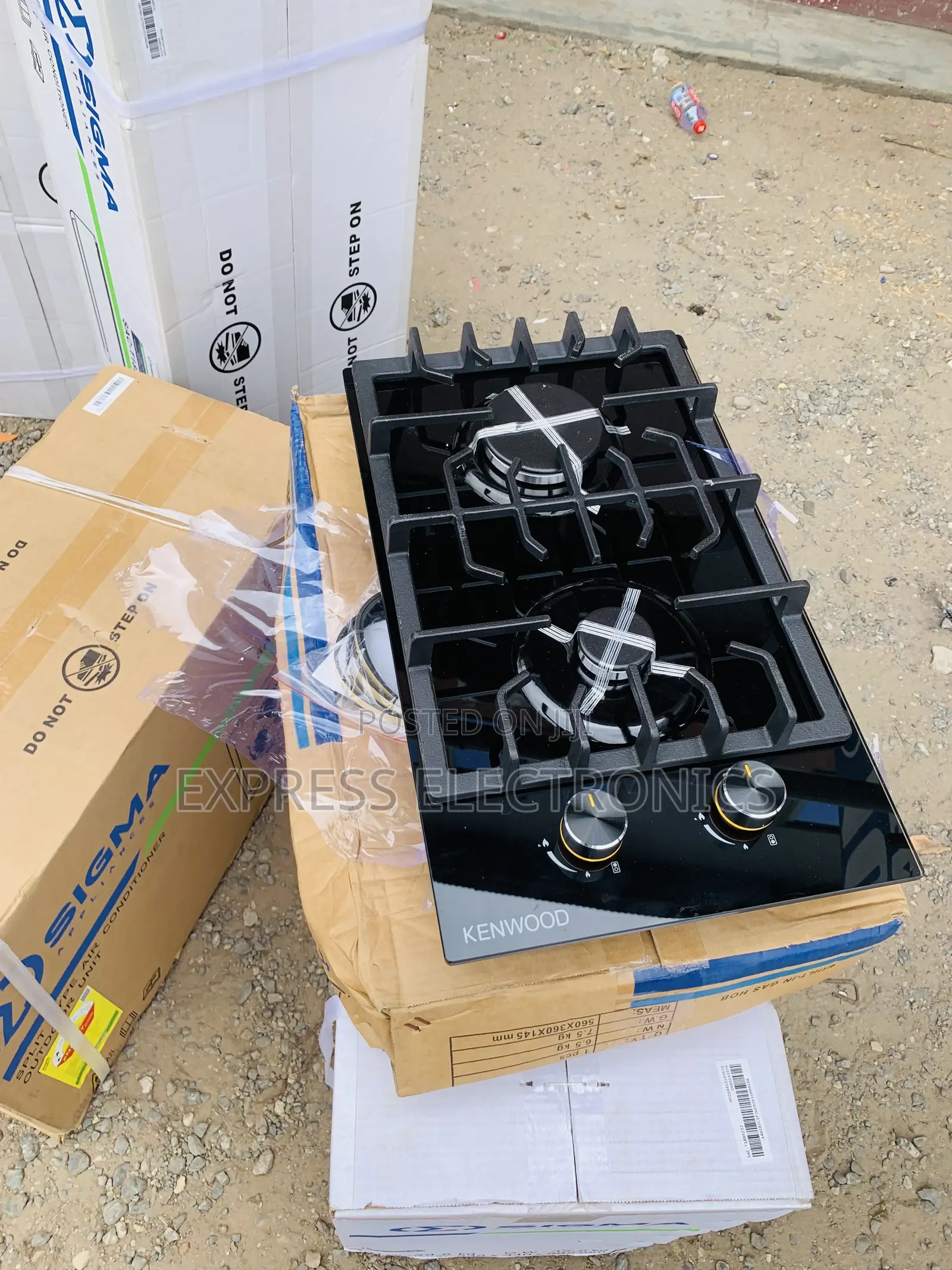 Hot Deals Kenwood Built in 2burner Built in Black
